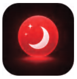 Red Light Sleep Timer app icon