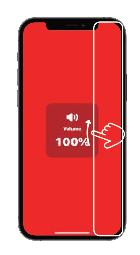 Volume increase gesture